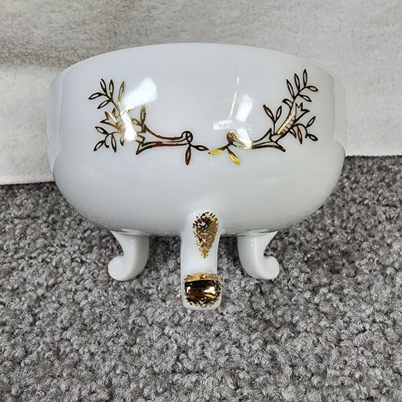 50th Anniversary Dish Trinket Box Candy Dish Lefton China Hand painted Japan - Picture 12 of 16